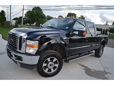 2010 ford f-350 crew cab lariat turbo diesel 4x4  navigation  roof