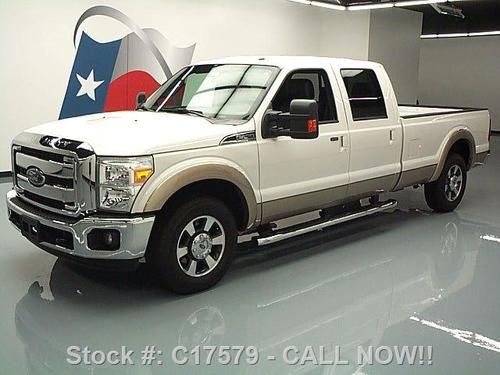 2012 ford f-250 lariat crew 6.2l longbed leather 897 mi texas direct auto