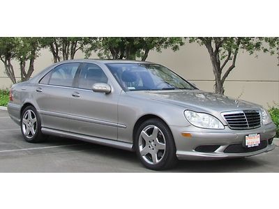 2005 mercedes-benz s500 sport package/navigation low miles clean