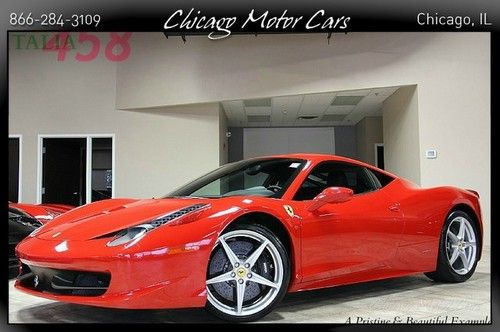 2011 ferrari 458 italia one owner only 6k miles navigation front lifter serviced