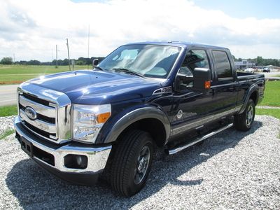 2011 ford f350 super duty lariat crew cab 4x4---6.7l diesel---leather---