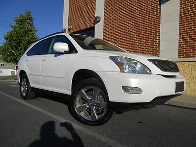 2005 lexus rx 330 awd navi!! rear camera!! pearl white!! clean carfax!!