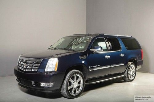 2007 cadillac escalade esv awd nav sunroof leather heatseats 7-pass pdc 22alloy