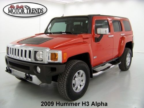 4x4 alpha 5.3 v8 backup camera sunroof leather htd seats 2009 hummer h3 49k