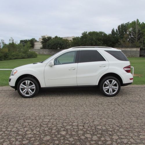 2010 mb ml350 fwd white/tan leather navigation roof 38k immaculate