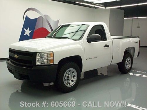 2007 chevy silverado 1500 reg cab 4x4 4.8l v8 62k miles texas direct auto