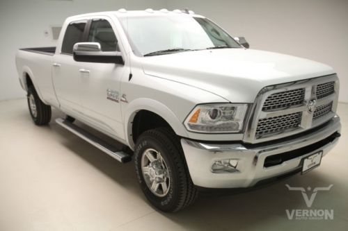 2013 laramie crew 4x4 longbed navigation sunroof leather heated cummins diesel