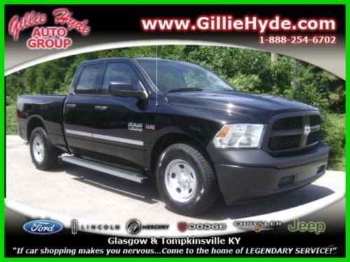 New 2013 tradesman 5.7 hemi v8 quad cab towing package chrome 4 door 2wd dodge