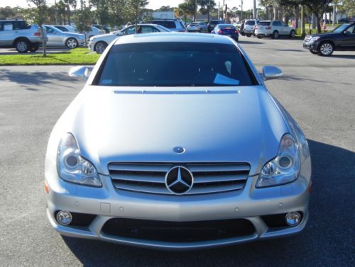 Mercedes-benz cls55 amg navigation sunroof front and rear sensors low miles