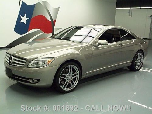 2007 mercedes-benz cl550 p1 sunroof nav 20&#034; wheels 47k texas direct auto