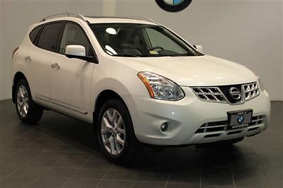 2012 nissan rogue awd white moonroof navigation  rear camera keyless