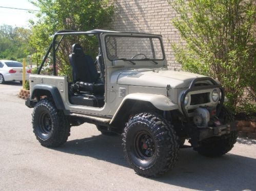 1978 toyota fj cruiser 454 v8 big block chevy fj40 4 speed warn winch custom