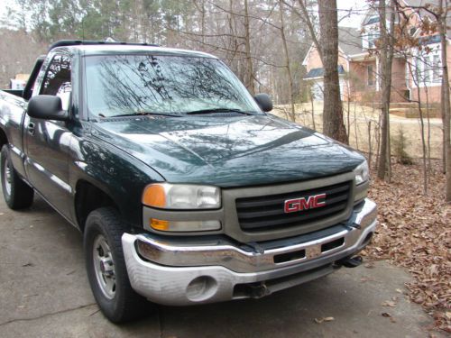 2004 gmc sierra 1500 base standard cab pickup 2-door 5.3l 4x4 no reserve