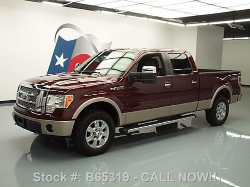 2010 ford f-150 lariat crew 4x4 climate leather 70k mi texas direct auto