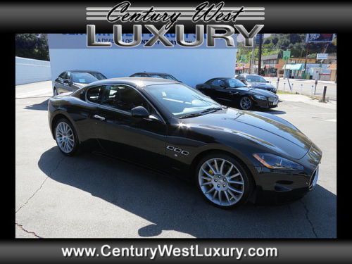Leather nav granturismo s coupe 2d black automatic 6-spd w/overdrive rwd