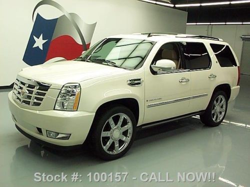 2009 cadillac escalade hybrid awd sunroof nav dvd 22&#039;s! texas direct auto