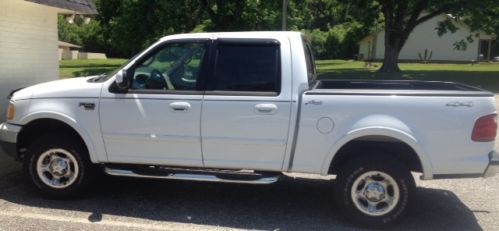 Ford :  f-150 lariat edition 4x4 4 door crew cab excellent condition 2001