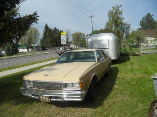 Vint auto:1977 chevrolet caprice:80,103 actual  miles:305 engine:automatic!!