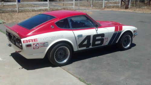 72 240z bre immaculate restoration street legal race car !