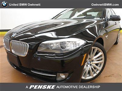 550i xdrive 5 series low miles 4 dr sedan automatic gasoline 4.4l 8 cyl jet blac