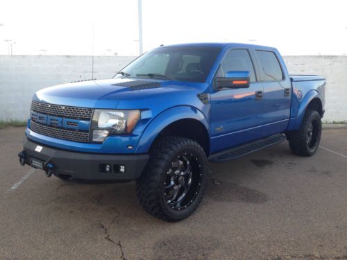 Blue 6.2 ford raptor