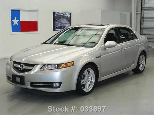 2007 acura tl sunroof nav rear cam heated leather 49k!! texas direct auto