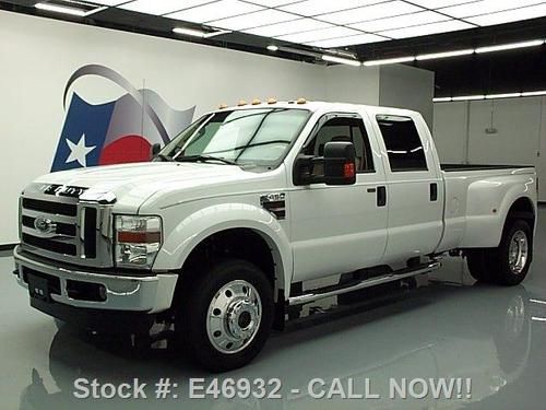 2008 ford f-450 lariat diesel drw crew 4x4 rear cam 28k texas direct auto