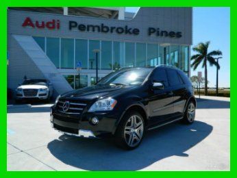 2010 ml63 amg 4matic used 6.2l v8 32v automatic awd suv black leather mp3 ipod