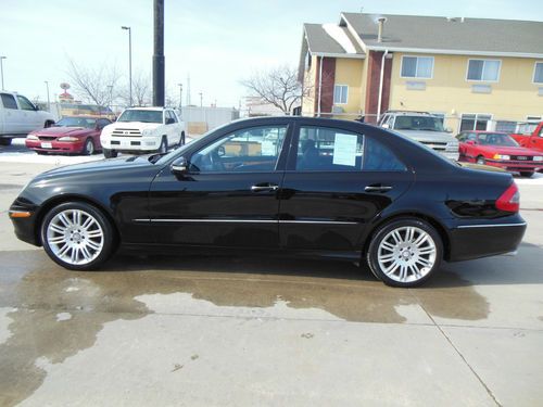 2008 mercedes benz e350 4 matic awd black sedan all wheel drive navigation