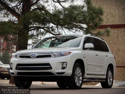 2011 toyota highlander hybrid 4wd limited loaded