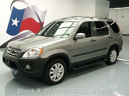 2005 honda cr-v ex awd 2.4l i4 sunroof roof rack 86k mi texas direct auto