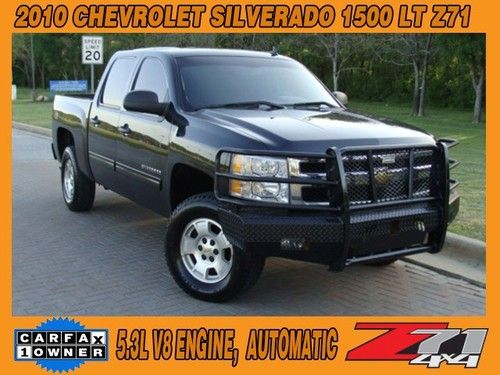 2010 chevrolet silverado 1500 lt z71 texas 1-owner 4x4 clean carfax short bed