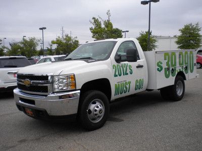 Brand new 2012 chevrolet silverado 3500 hd diesel utility 4x4!!!