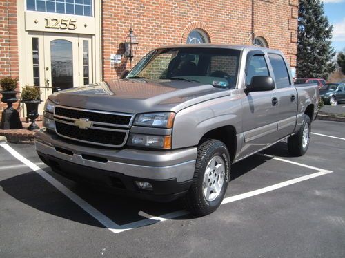 2006 chevrolet silverado 1500 lt crew cab 4x4, z71, bose, wheel controls, clean!