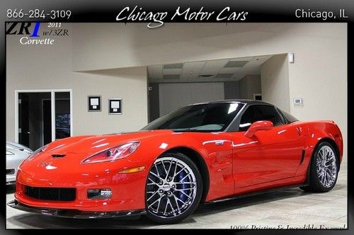 2011 chevrolet corvette zr1 w/3zr only 1238 miles! navigation chromes loaded!$$