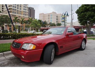 1995 mercedes benz sl500*only 47k miles*new power soft-top*clean carfax*mint con