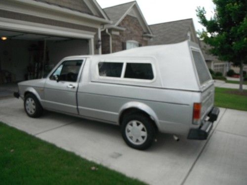 1981 vw rabbit diesel pickup truck c/w cab