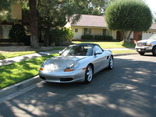 1998 silver porche boxster