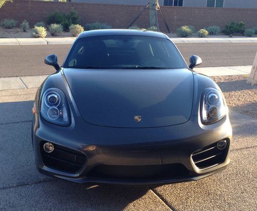 2014 porsche cayman s agate grey metallic. pdk, ptv, pasm, 20" carrera s wheels