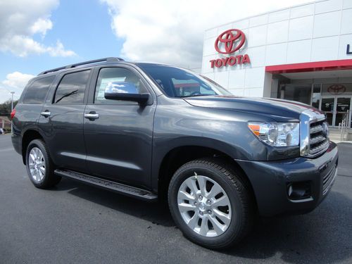 New 2013 sequoia platinum 4x4 navigation rear dvd tv sunroof heated cooled seats