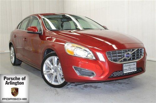 S60 leather moon roof red tan  interior low miles warranty xenon lights sedan