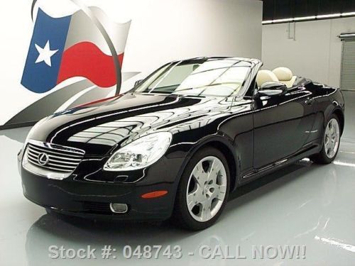 2003 lexus sc430 hardtop convertible htd seats nav 69k texas direct auto