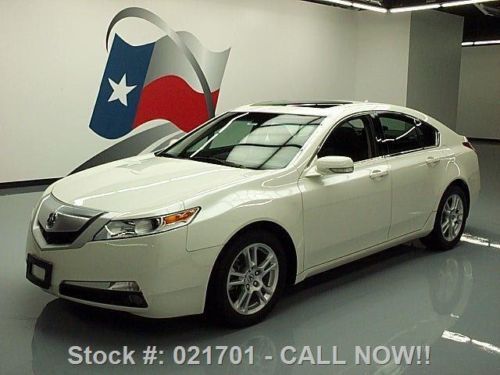 2010 acura tl sunroof heated leather alloy wheels 28k texas direct auto