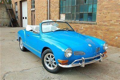 1970 vw karmann ghia convertible totally restored