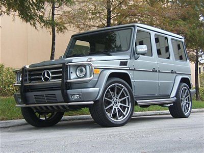 2011 mercedes benz g55 designo magno platinum matte. 26k mls.