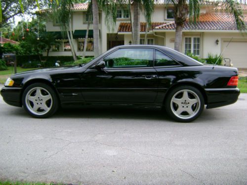 1999 sl 500 sport ed.- rare blk / blk - 53k mi - all orig. - mint cond - garaged