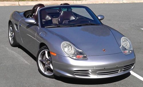 2004 porsche boxster s 550 spyder anniversary limited edition  gt silver/cocoa