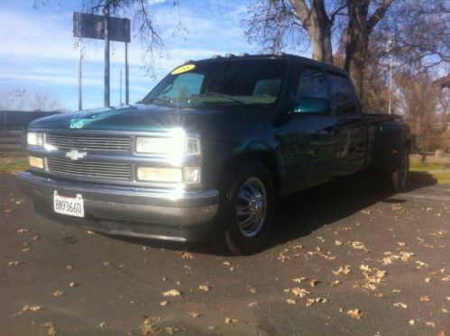 1998 chevrolet c3500 silverado crew cab pickup 4-door 7.4l