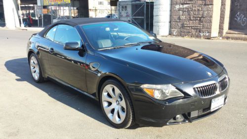 2006 bmw 650i fully loaded sports package black/black mint condition (only 35k)