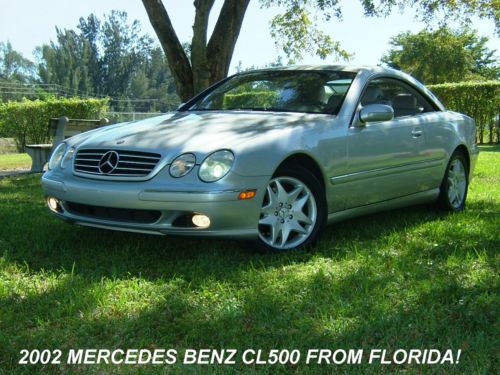 2002 mercedes benz cl500 coupe from florida! 1 owner, low miles &amp; like new look!